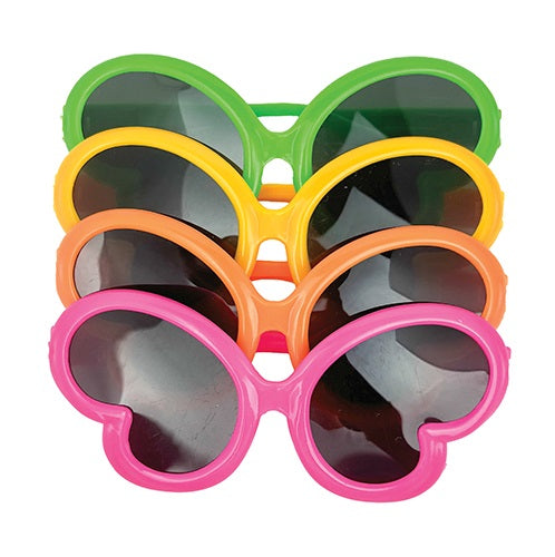 PARTY FAVOURS GLASSES BUTTERFLY 6PC