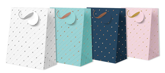 GIFT BAG MED EMBOSS FOIL
