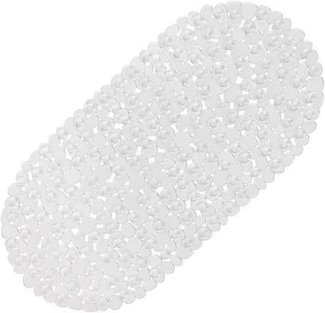 BATH MAT PEBBLE WHITE 69X35CM