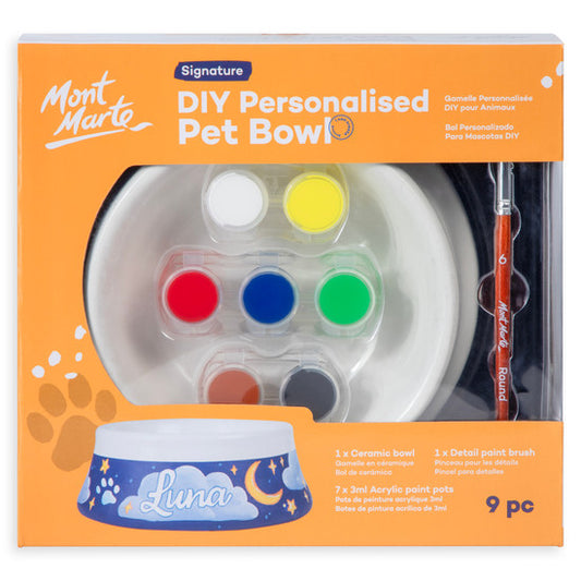 PET BOWL 9PC DIY PERSONALISED
