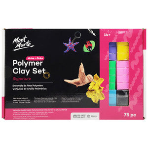 MAKE N BAKE CLAY SET 75PC MM