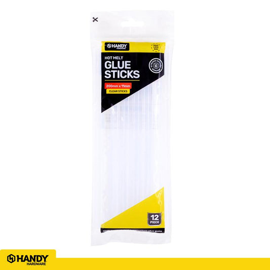 GLUE GUN STICKS 200MM X 11MM 12PC