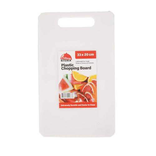 CHOPPING BOARD WHITE 33X20CM
