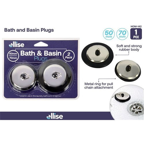 SINK PLUGS 2PC 50MM 70MM
