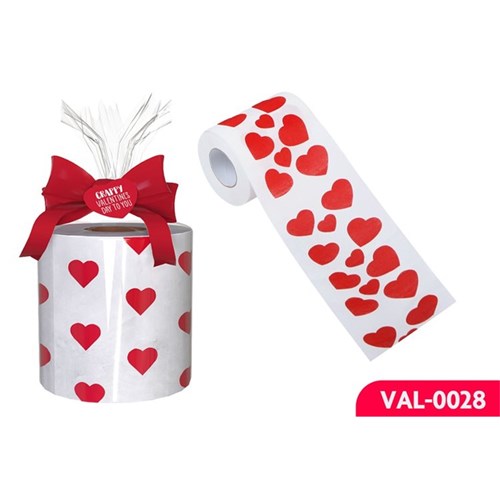 VALENTINES TISSUE ROLL 100SHT