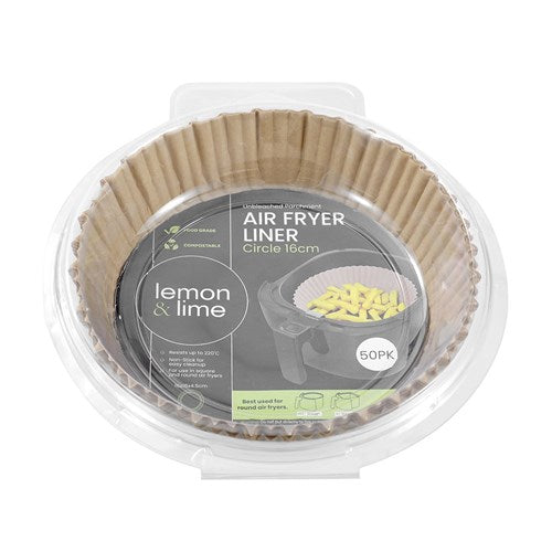 AIR FRYER LINER RND 50PK 16X16X4CM