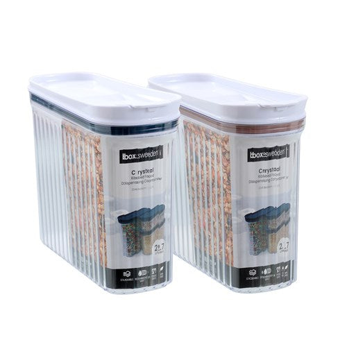 FOOD DISPENSING CONTAINER RIBBED 2.7LT