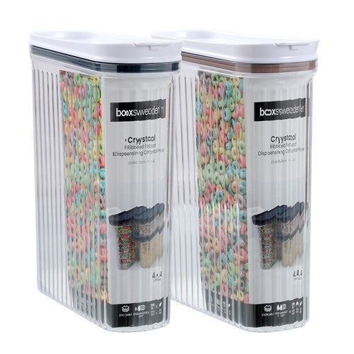 FOOD DISPENSING CONTAINER RIBBED 4.4LT