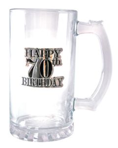 BEER STEIN 70 BADGE