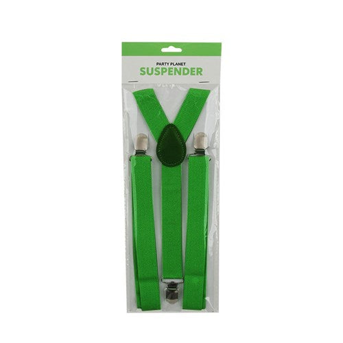 SUSPENDERS GREEN