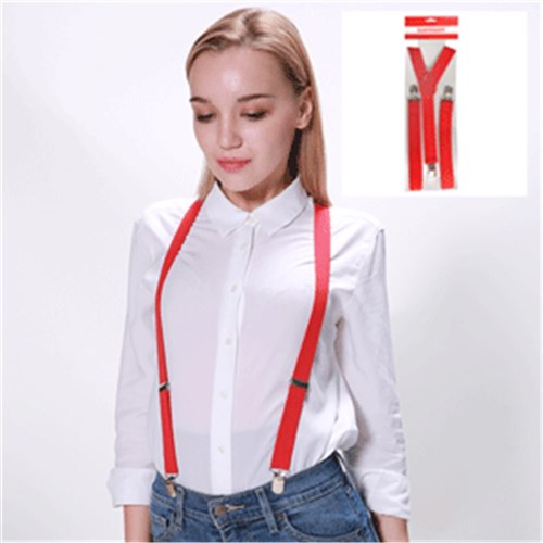 SUSPENDERS RED