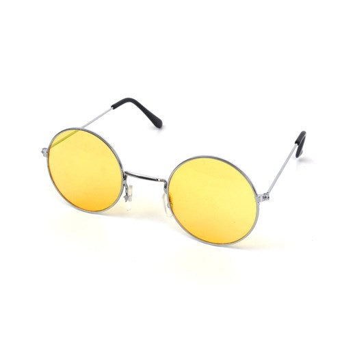 GLASSES HIPPIE YELLOW