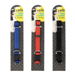 DOG COLLAR SML NYLON 25-40CM