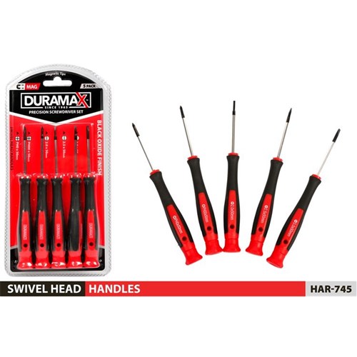 SCREWDRIVER SET PRECISION 5PC