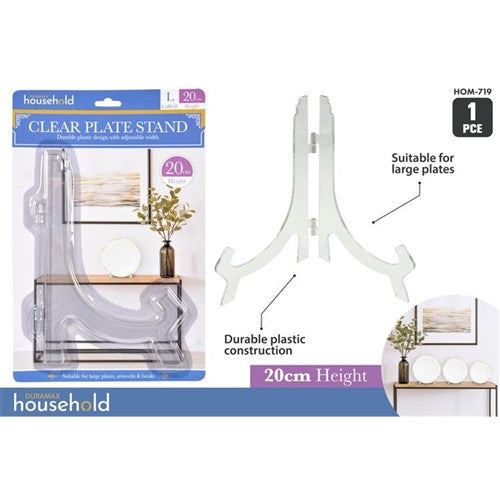 PLATE STAND CLEAR 20CM