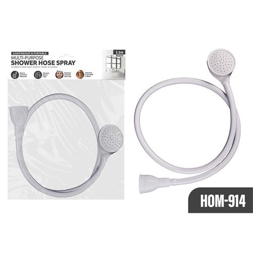 SHOWER SPRAY W/REMOVABLE BRUSH