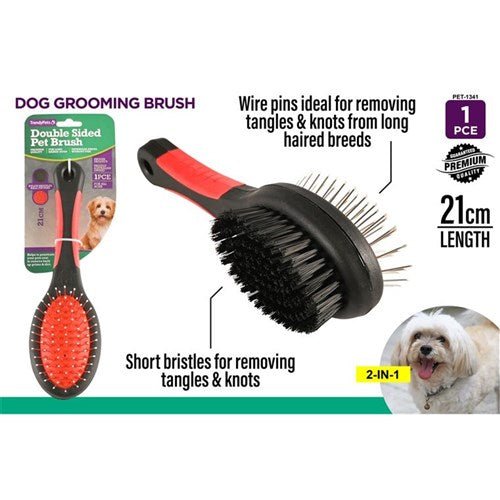 PET BRUSH DBL SIDED
