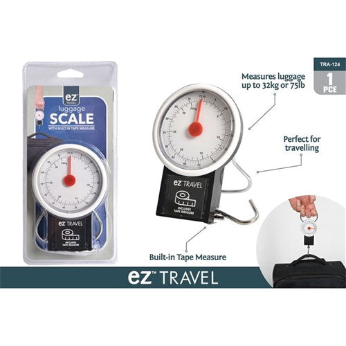 LUGGAGE SCALES & TAPE MEASURE 32KG/1M