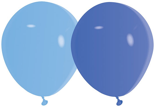 BALLOONS 20PK 25CM BLUES