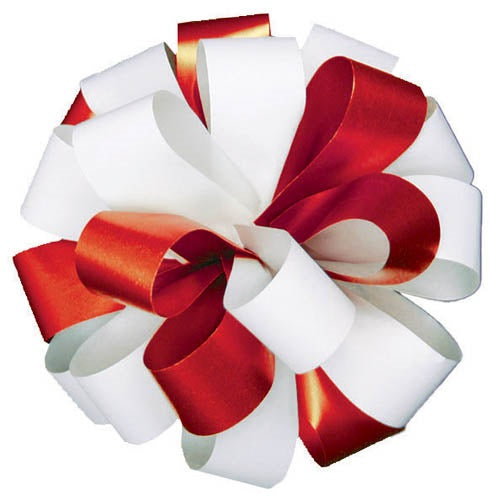 BOW DUO TONE RED/WHITE