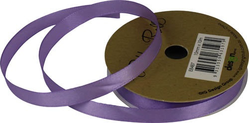 RIBBON SATIN 10MM X 10M LILAC