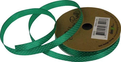 RIBBON SP 10MM X 3M AQUA SPOTS