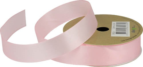 RIBBON SATIN 20MM X 3M LIGHT PINK