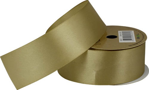 RIBBON SATIN 38MM X 3M GOLD