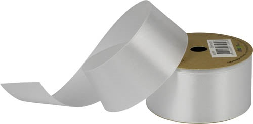 RIBBON SATIN 38MM X 3M WHITE
