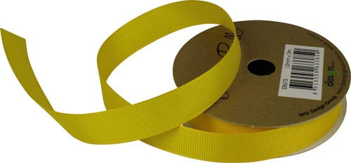 RIBBON G 15MM X 3M YELLOW