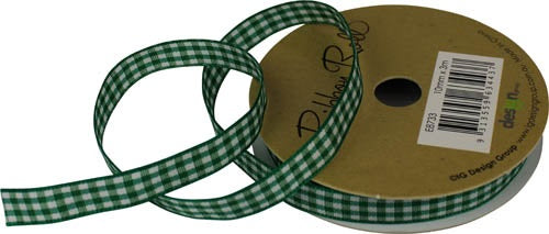 RIBBON GH 10MM X 3M DARK GREEN