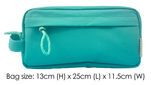 TOILETRY BAG RECT GREEN