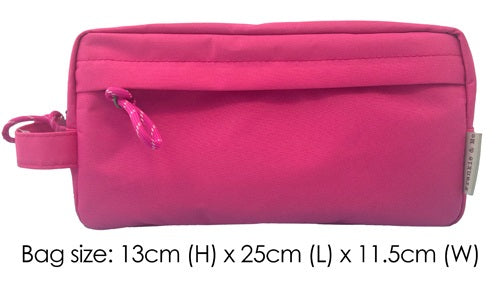 TOILETRY BAG RECT PINK