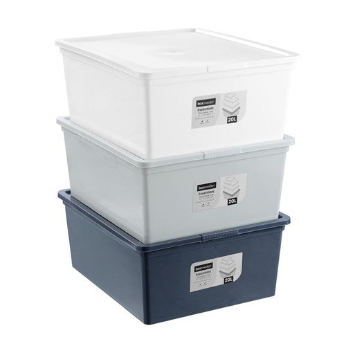 STACKABLE TUB 20LT 39X34X16CM