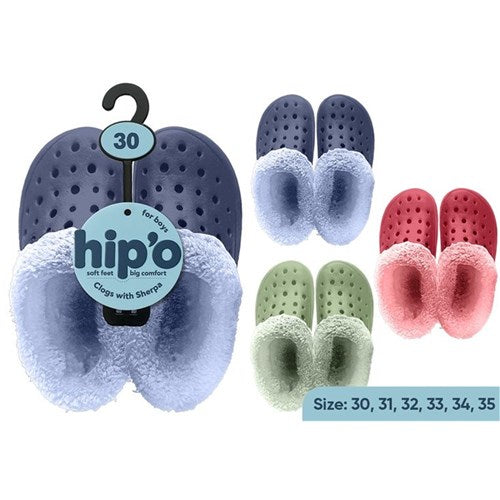 CLOGS BOYS SHERPA LINED