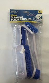 SCRUBBING BRUSH SET 4PC