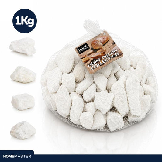 STONES PEBBLE WHITE 1KG