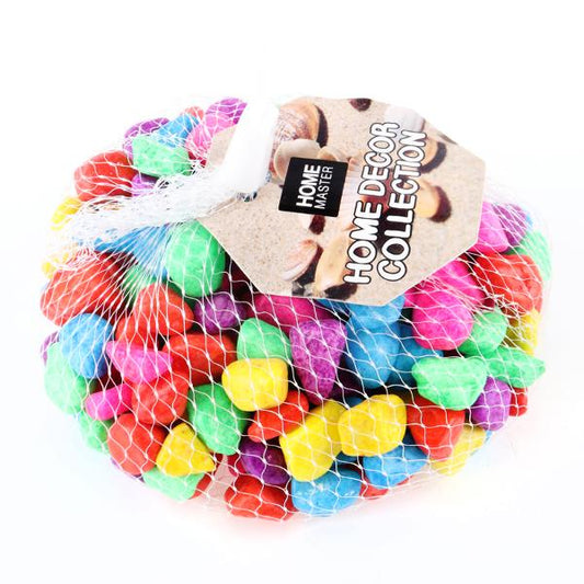 STONES PEBBLE ASST CLRS 500G