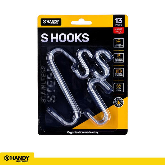 S HOOK 13PK ASST SIZES