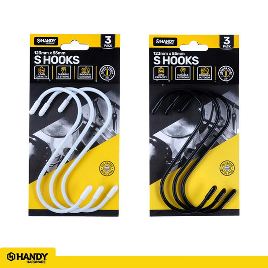 S HOOKS PVC COATED