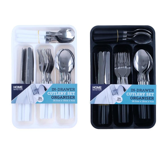 CUTLERY SET 24PC W/TRAY