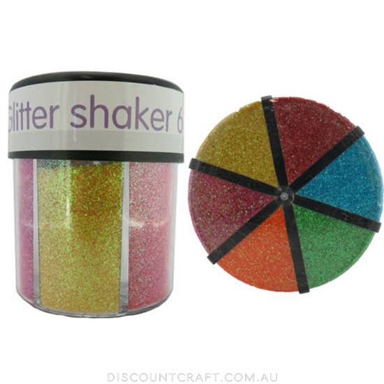 GLITTER SHAKER 6 WAY BASIC