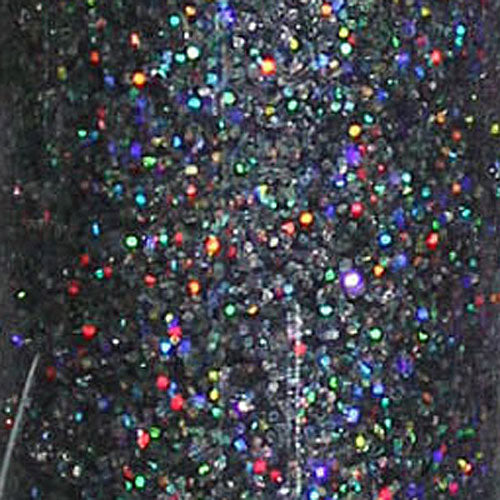 GLITTER TUBE FINE HOLO BLACK