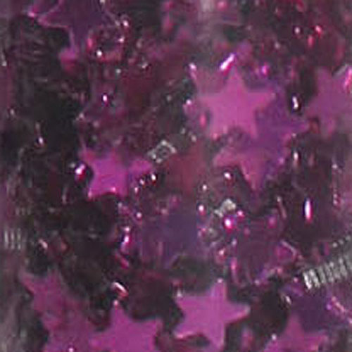 GLITTER TUBE STARS FUCHSIA