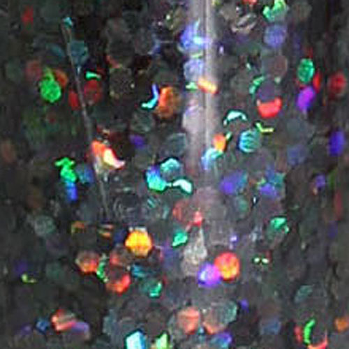 GLITTER TUBE LARGE HOLO BLACK