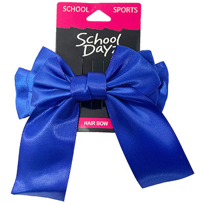 SCHOOL DAYZ BOW ON ELASTIC ROYAL BLUE