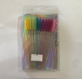 MASCARA WANDS DISPOSABLE 12PK RAINBOW