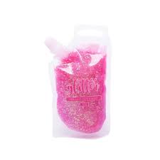GLITTER GEL POUCH PINK