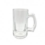 GLASS BEER MUG 400ML