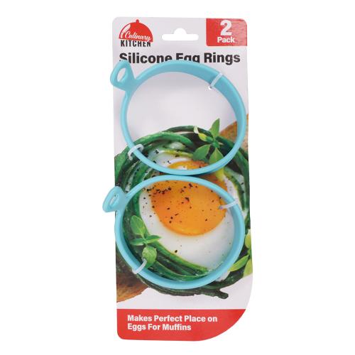 EGG RINGS SILICONE PK2